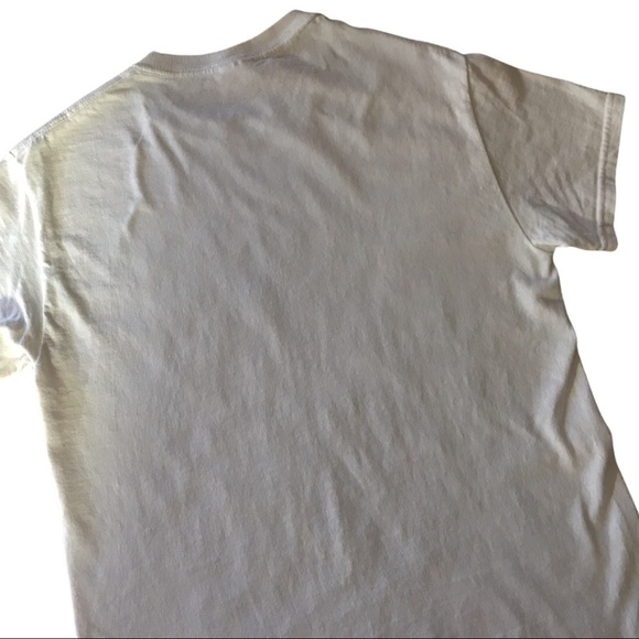 Blink 182 White Tee Black Spell Out Tee Shirt Small T1 - Picture 2 of 4